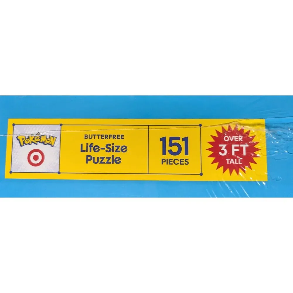 NEW - Pokemon Butterfree Life Size 151 Piece Puzzle Target Exclusive 3 FT Sealed